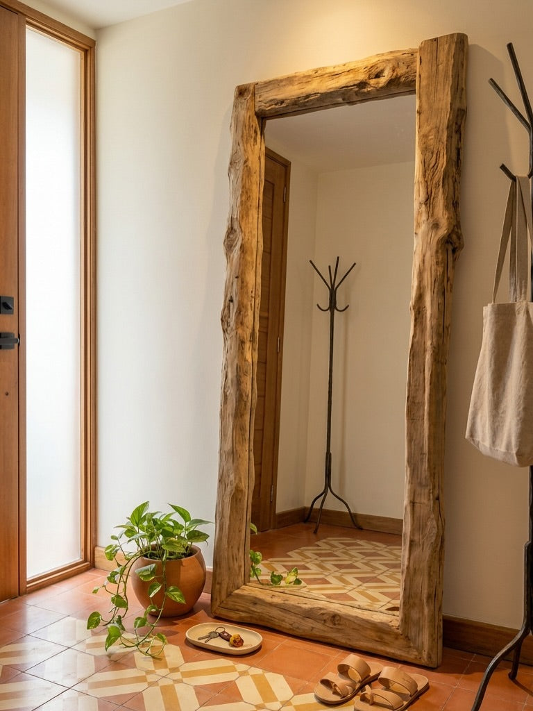 Espejo Portal en madera maciza, Beta Lab Medellín